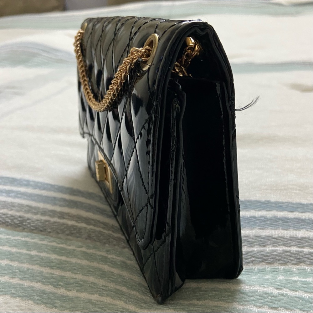 Small Rectangular Crossbody Bag - Black Color - Picture 3 of 6